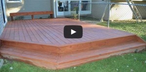 How to build a ground level deck